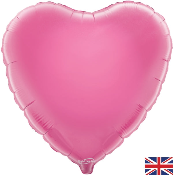 18" PINK HEART PACKAGED FOIL