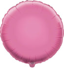 18" PINK ROUND PACKAGED FOIL