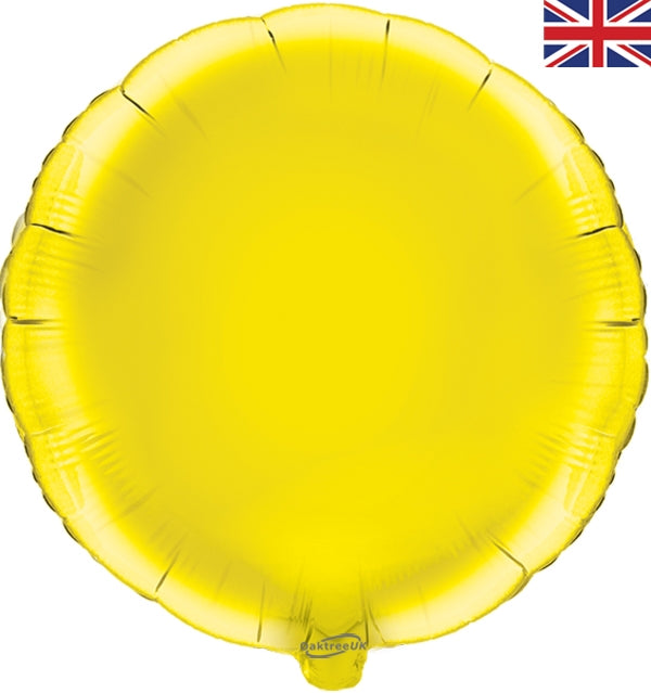 18" YELLOW ROUND PACKAGED FOIL