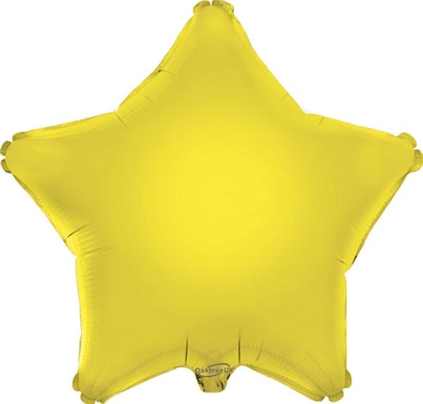 19" YELLOW STAR PACKAGED FOIL