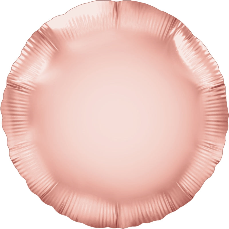 18" ROSE GOLD ROUND PACKAGED FOIL