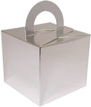 GIFT BOX WEIGHT FLAT SILVER (10 PER PACK)