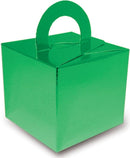 GIFT BOX WEIGHT FLAT METALLIC GREEN (10 PER PACK)