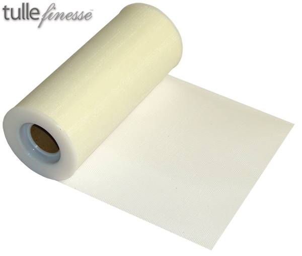 TULLE FINESSE IVORY 6" X 25Y