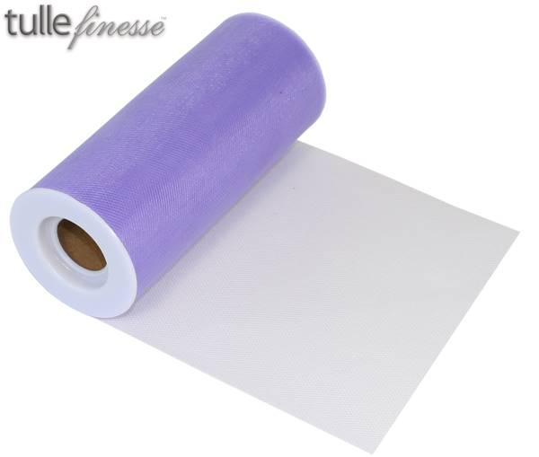 TULLE FINESSE LAVENDER 6" X 25Y