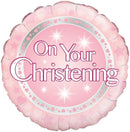 228236 On your Christening Girl Foil Ireland
