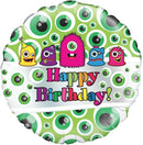 18" MONSTERS BIRTHDAY FOIL