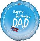 18" HAPPY BIRTHDAY DAD FOIL
