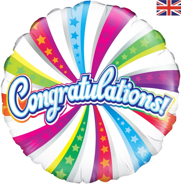 228939 Congratulations Swirl Foil Ireland