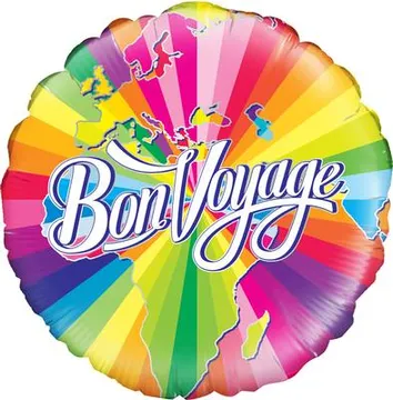 Bon Voyage Foil Balloon Ireland