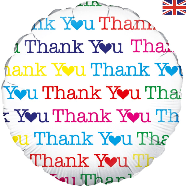 18" THANK YOU HEART FOIL