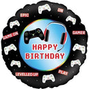 18" CONTROLLER HAPPY BIRTHDAY HOLOGRAPHIC FOIL