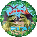 18" Jurassic Dinosaur Happy Birthday Foil