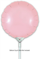 Oaktree 9" Matte Pink Round Foil