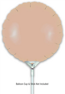 Oaktree 9" Matte Nude Round Foil