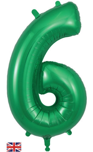 34" NUMBER 6 GREEN FOIL