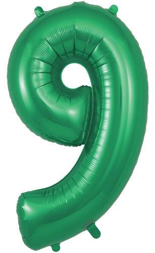 34" NUMBER 9 GREEN FOIL