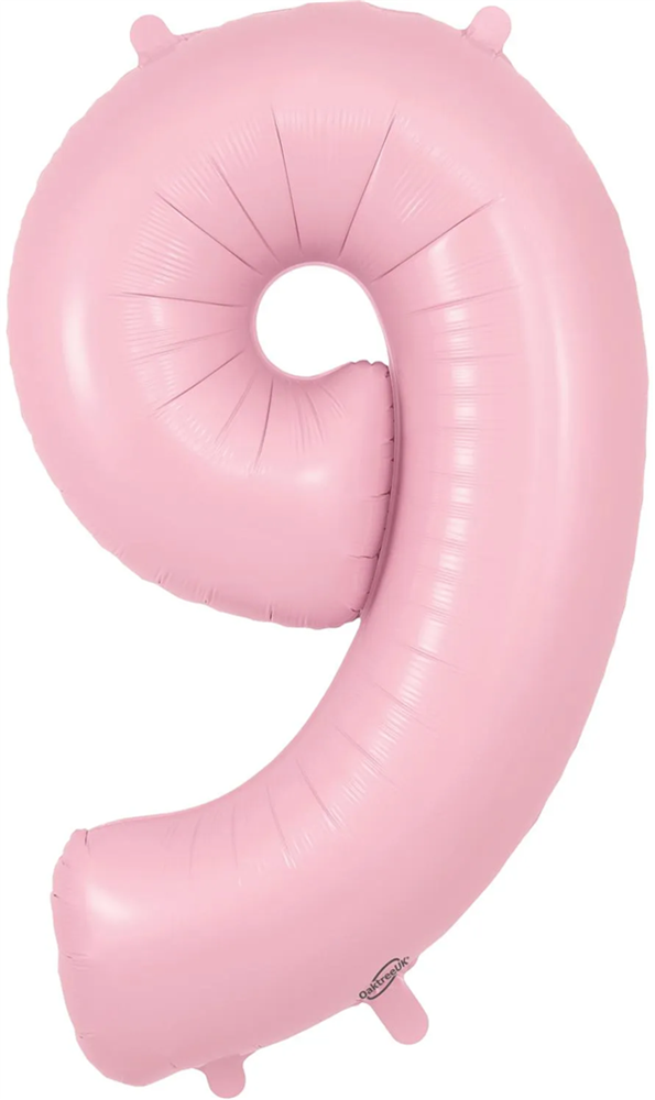 Oaktree 34" Number 9 Matte Pink Foil