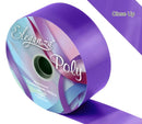 ELEGANZA POLY RIBBON PURPLE 50MM X 91M (100YDS)