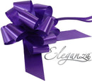 ELEGANZA POLY PULL BOWS 50MM PURPLE (20 PER PACK)