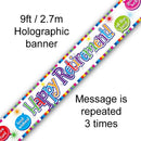 BANNER 9FT HAPPY RETIREMENT