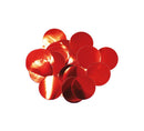 METALLIC FOIL CONFETTI 10MM X 50G RED