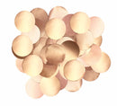METALLIC PEARL FOIL CONFETTI 10MM X 50G ROSE GOLD