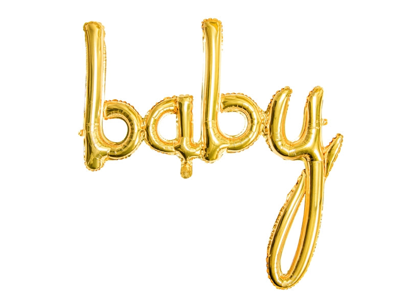 34" Baby Gold Script Foil Ireland