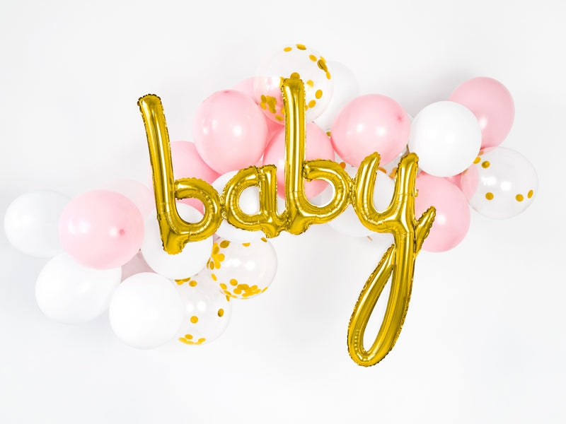 29" SCRIPT BABY GOLD FOIL