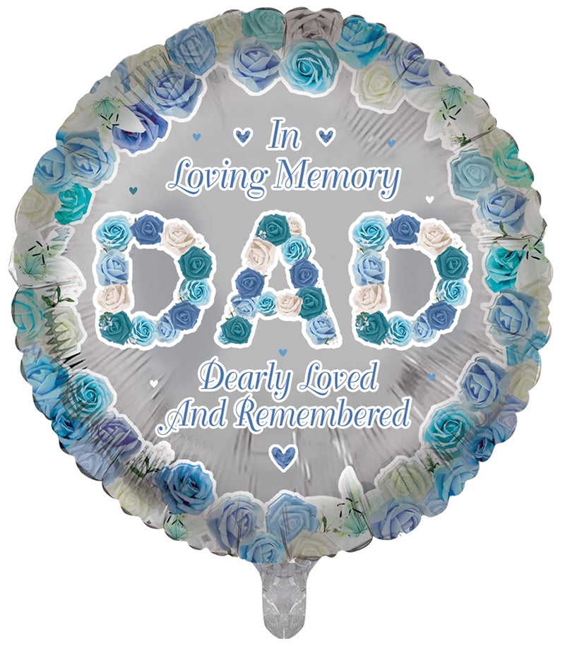 In Loving Memory Dad Foil