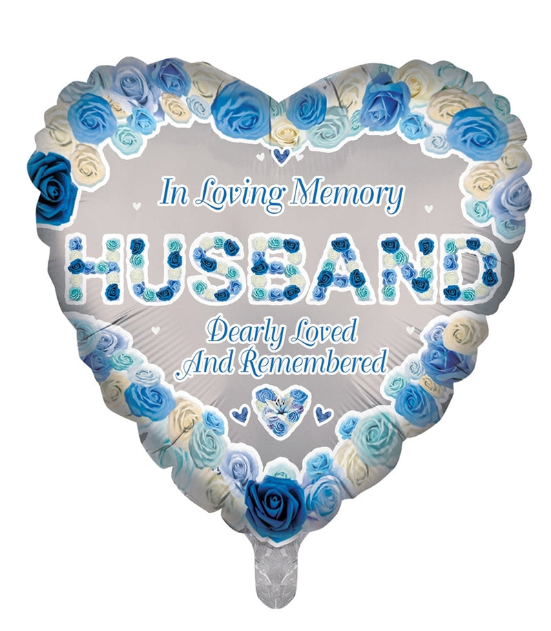 In Loving Memory Husband Foil
