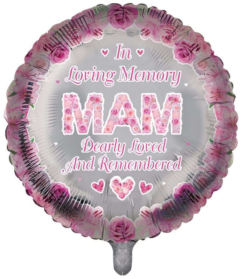 18" ROUND IN LOVING MEMORY MAM