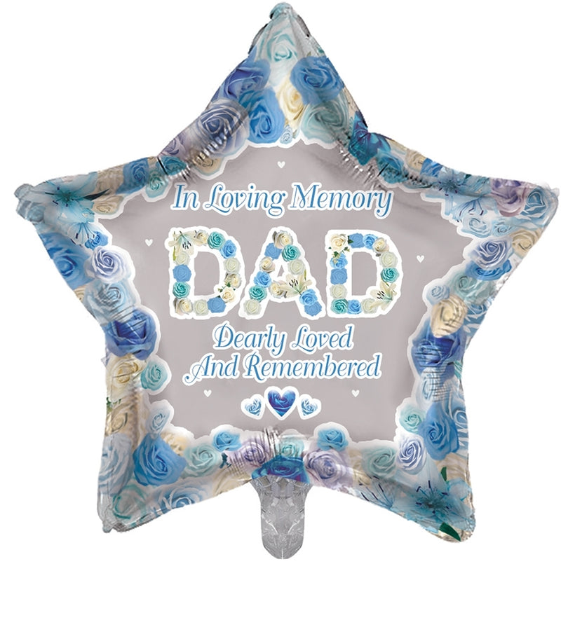 In Loving Memory Dad Foil