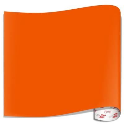 VINYL GLOSSY PERMANENT 12" x 6' ORANGE