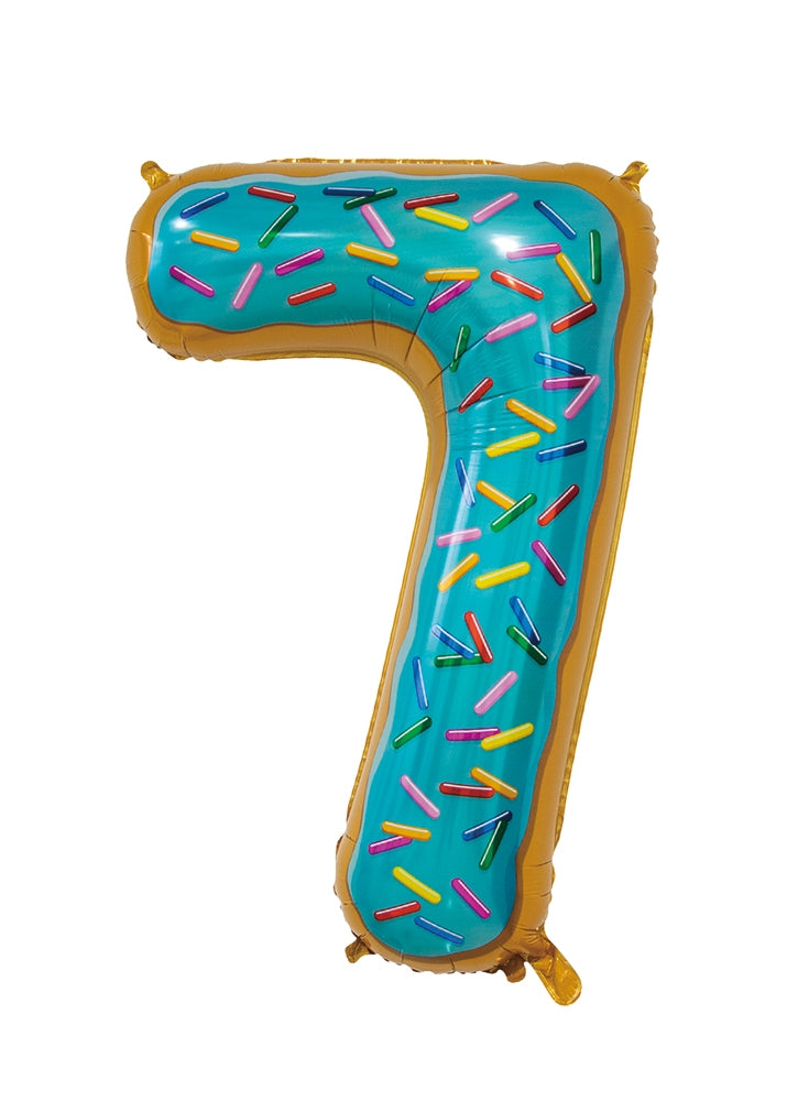 30" LARGE NUMBER CAKES NUMBER 7 FOIL